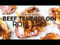 Beef Tenderloin Roll Ups