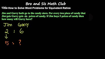 Word Problem for Equivalent Ratios - 7th Grade Math