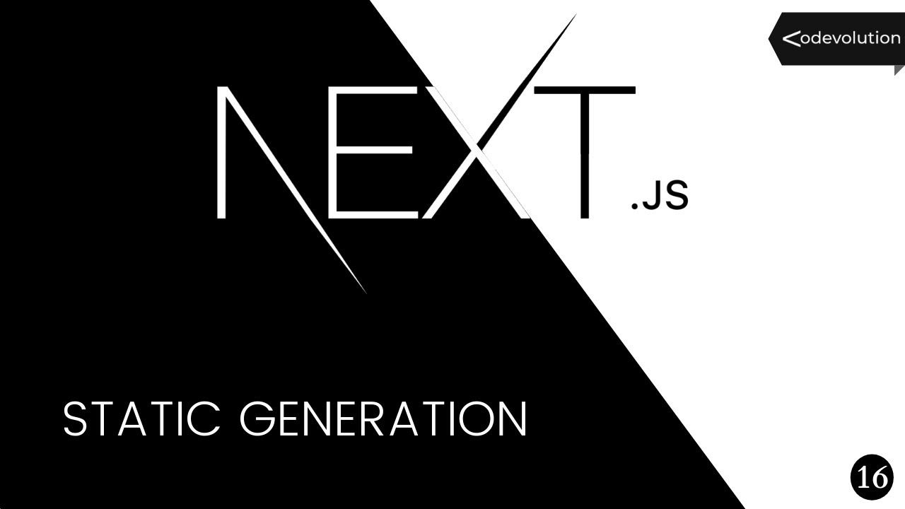 Next.js Tutorial - 16 - Static Generation