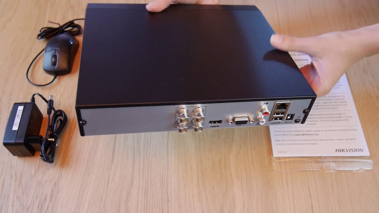 Dvr Hikvision Turbo Hd 4 Canale Ds 74hghi F1 Www 1cctv Ro Youtube