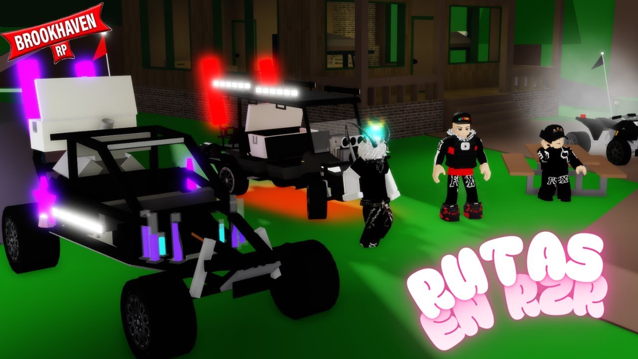 SUPER RUTA EN 4X4 *NOS DETIENE LA POLICIA 😰* EN BROOKHAVEN 🏡 RP!