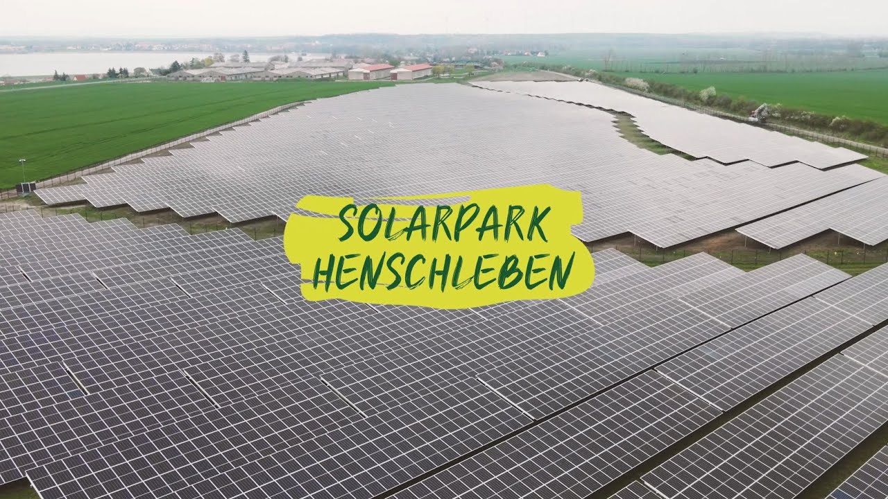 SOLARPARK Henschleben - Sonnenstrom rund um die Uhr | naturstrom - YouTube