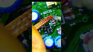 When Capacitors nearby faulty IC 🙃.