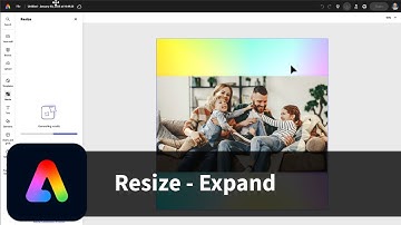Adobe Express - Resizing with Generative Expand