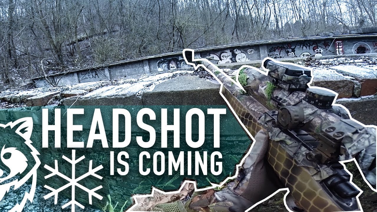 AIRSOFT SNIPER GAMEPLAY NEW SCOPECAM HEADSHOT & SNOW YouTube