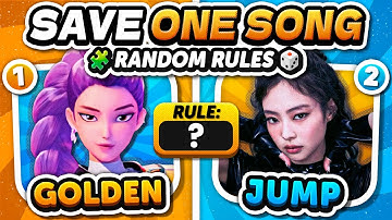 SAVE ONE KPOP SONG: Random Rule Edition 🤩 | Kpop Quiz Challenge