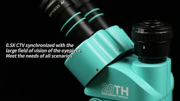 RF4 new RF-6558X triocular microscope, both ends of the large field ofview synchronous imaging