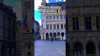 Exploring the Grand Place in Brussels 🇧🇪 | Belgium Travel #shorts #brussels