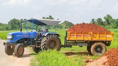 SONALIKA DI 750 III RX SIKANDER| JCB 3DX LOADING MUD FOR ROAD CONSTRUCTION