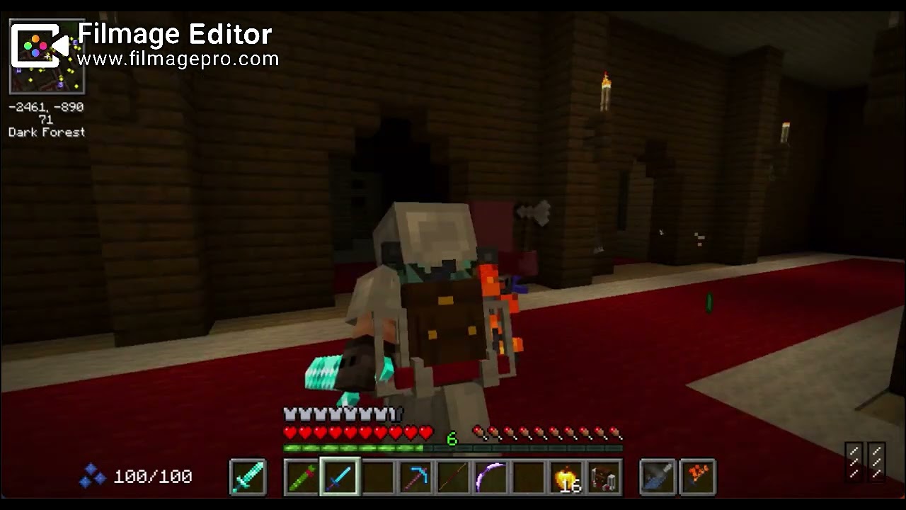 (Ultimate Minecraft) RagnaWarrior VS Woodland Mansion