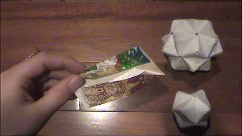 Origami Sonobe series part1 how to fold a unit