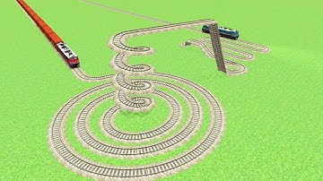 TRAIN SIMULATOR GOL CIRCLE TRACKS RUNNING TRACK RAILROAD RAILWORK BEANG DRIVE 