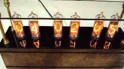 Nixie Clock using TTL and CMOS.