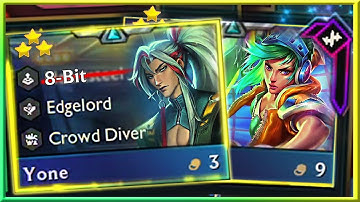 6 8-Bit Yone and Riven are CRAZY STRONG together! - Teamfight Tactics Set 10 Gameplay