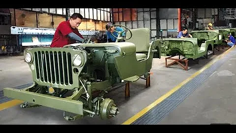 Inside Filipino Giant Factory Building WW2 Willys Jeep Parts - Production Line by TECHNOLOGY FRAME