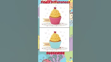 Can You Find the 3 Differences? #184