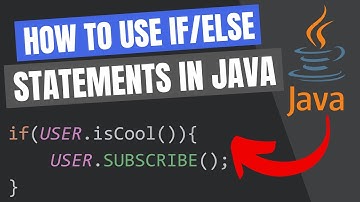 How to use IF/ELSE STATEMENTS in Java