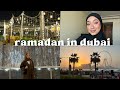 Dubai in ramadan gold shopping global village beach walks