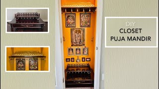 DIY  Closet Pooja Mandir USA