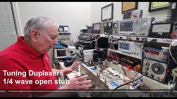 Tuning Motorola uhf duplexer and 1/4 wave stub using the rigol dsa815 spectrum analyzer