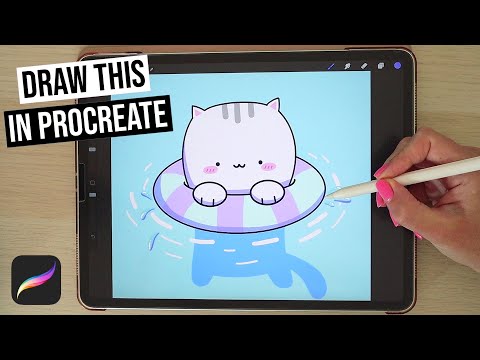 Procreate Drawing for Beginners! Easy Step by Step Tutorial | học vẽ