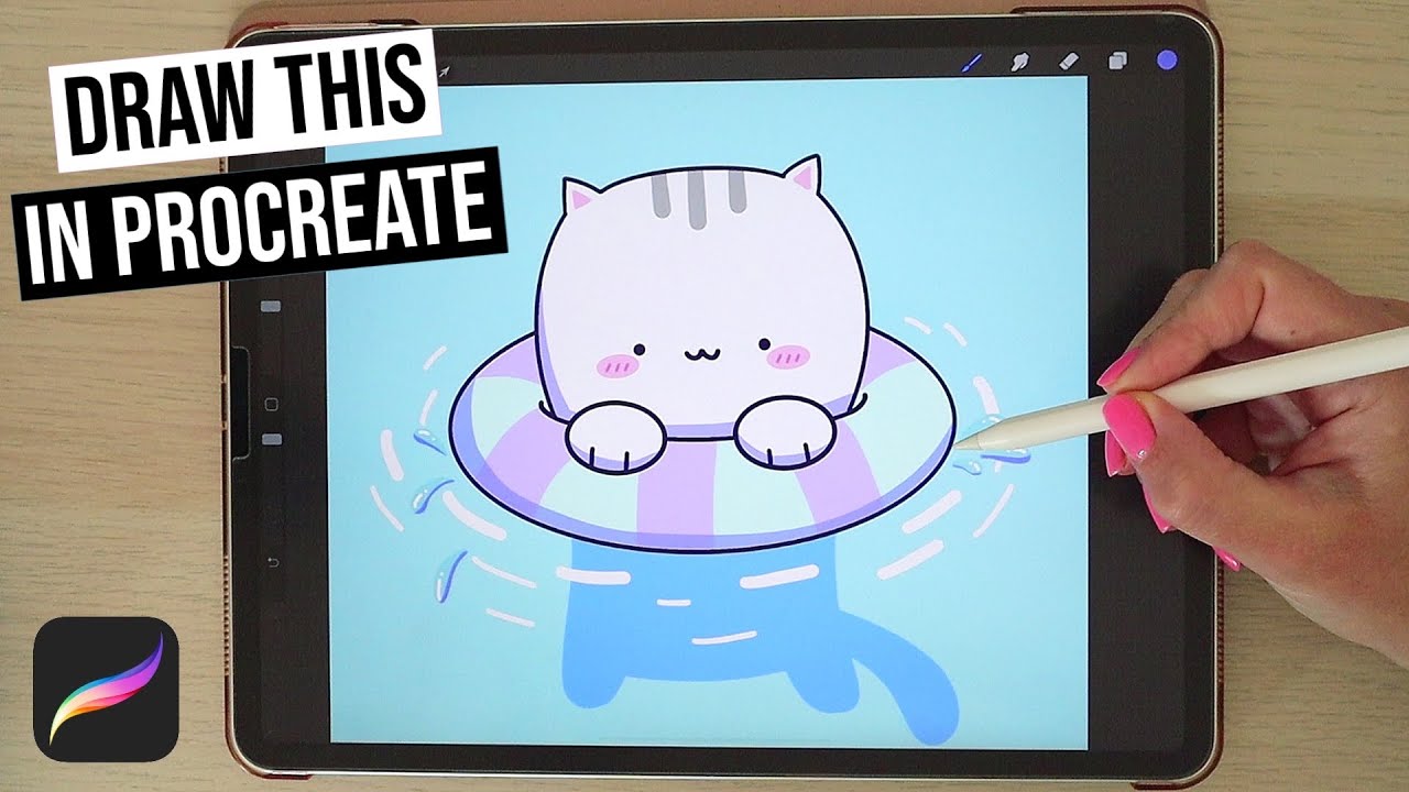 Procreate Drawing for Beginners! Easy Step by Step Tutorial | học vẽ