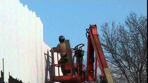 TF Forming Systems ICF - Tall Wall Concrete Pour - Slide Insulated Concrete Forms Up or Down