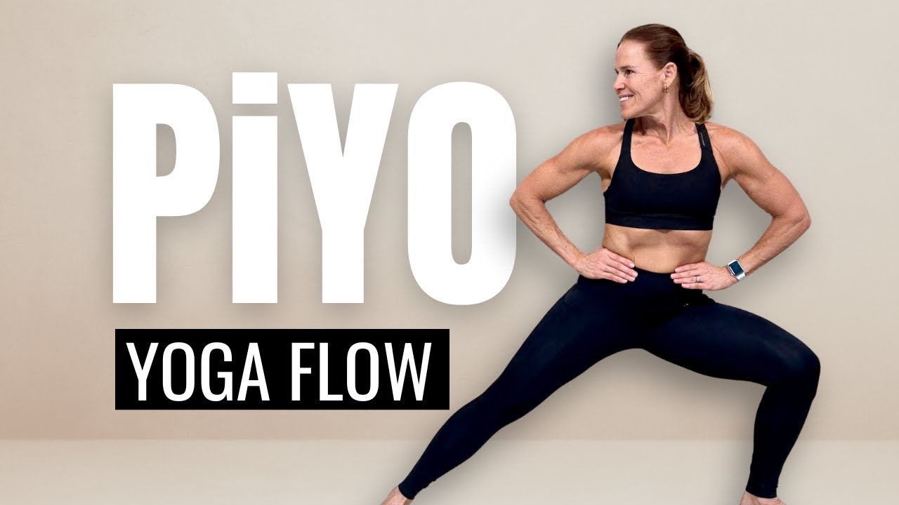PiYO Slow Yoga Flow Workout | At Home No Equipment #48