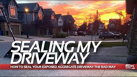 How To Seal and Protect Your Exposed Aggregate Concrete Driveway
