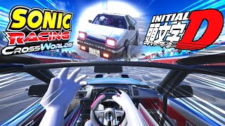 The Initial D Challenge In Sonic Racing CrossWorlds