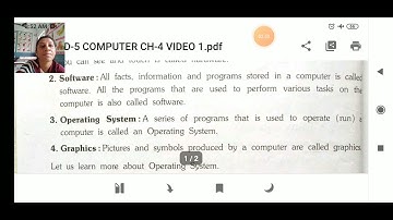 STD 5 COMPUTER CH 4 VIDEO 1 NEW