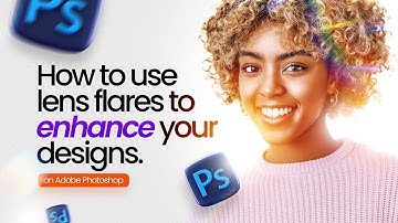 The BEST lens flare technique in Photoshop