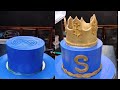 S Naam cake decoration crown 👑 design Sweet cakes fresh cream cake amazing decoration