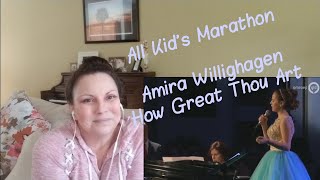 Amira Willighagen REACTION (How Great Thou Art)