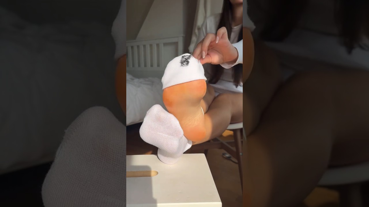 Heavenly Feet | Relaxing Sock Close-Up with Cozy Vibes 👣✨