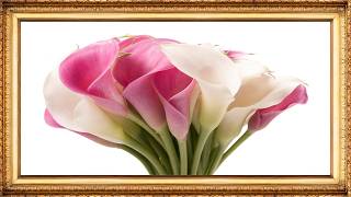 Soft Pink Meets Pure White  Calla Lily Aesthetic 4K screenshot 4