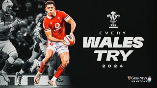 Every Try Wales 2024 Guinness Mens Six Nations