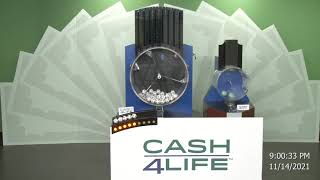 Cash4Life Drawing 11-14-2021