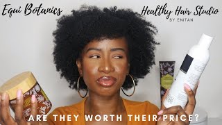 NATURAL HAIR UPDATE | REVIEWING EQUI BOTANICS CLEANSER & HEALTHY HAIR STUDIO BY ENITAN MOISTURISERS