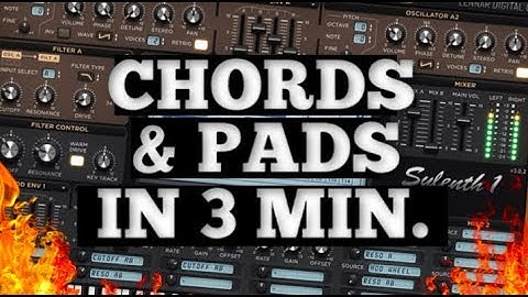 SIMPLE HOUSE PADS IN 3 MINUTES WITH SYLENTH1