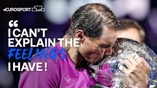 Nadal&#39;s Winning Speech After Historic 21st Grand Slam Title | Eurosport Tennis