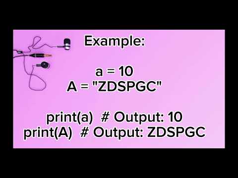 9. Identifying Variables (Case - Sensitive )