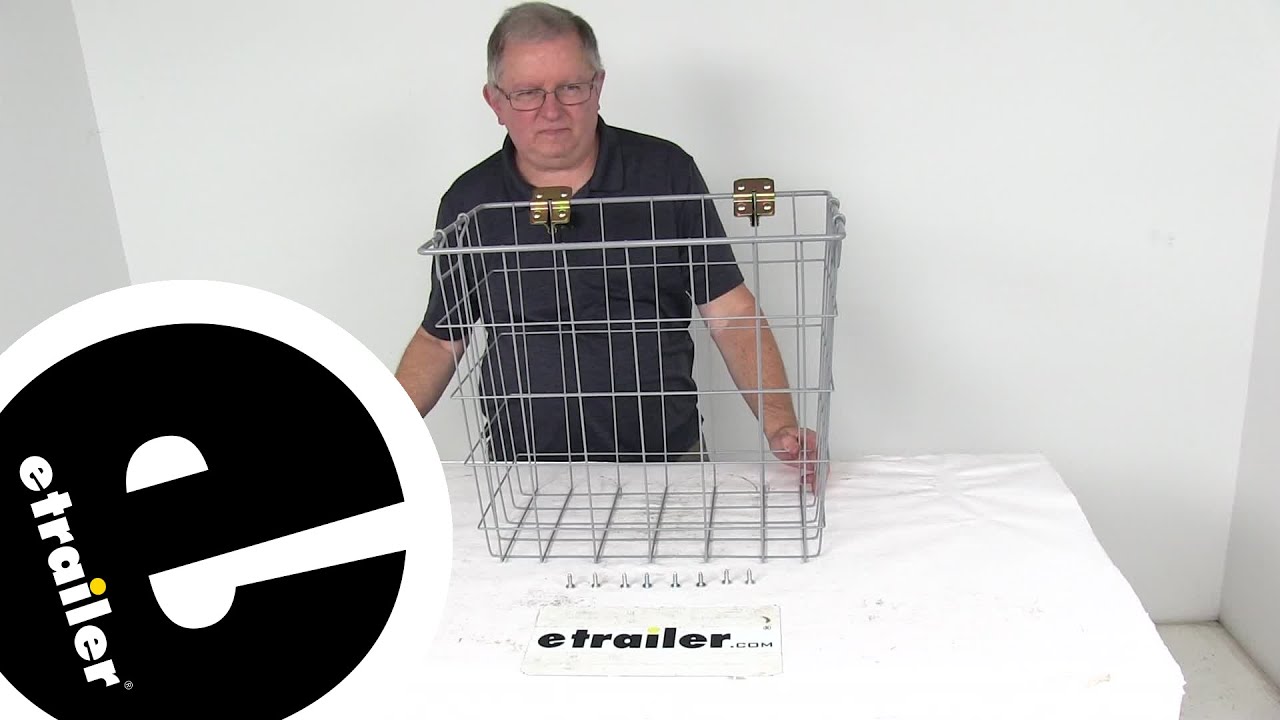 etrailer | Feature Breakdown: CargoSmart Wire Basket for E Track and X Track