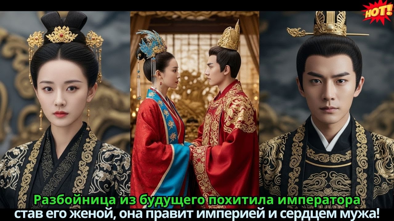Разбойница из будущего похитила императора 💥 став его женой, она правит империей и сердцем мужа!
