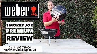 suppe nul Sømil Weber Smokey Joe Premium Charcoal BBQ Grill Review - YouTube