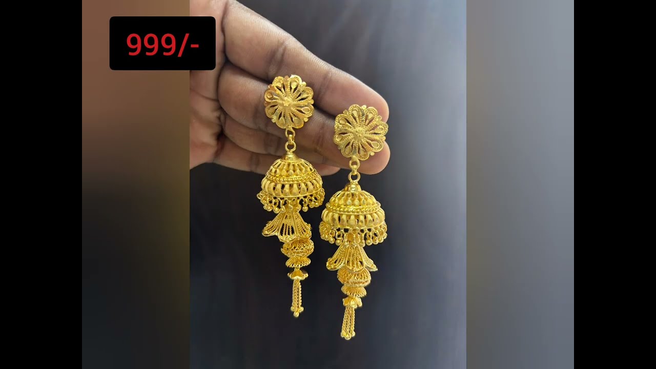 Aggregate more than 114 1 tola gold earrings designs latest