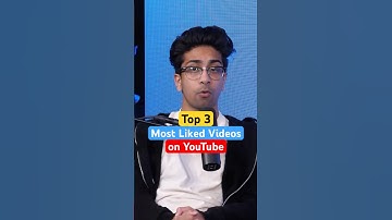 Top 3 Most Liked Videos on YouTube 👍