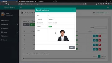 Sistema Categorías en PHP, MVC, POO, PDO y MySQL - Tienda Virtual - Clase No.121