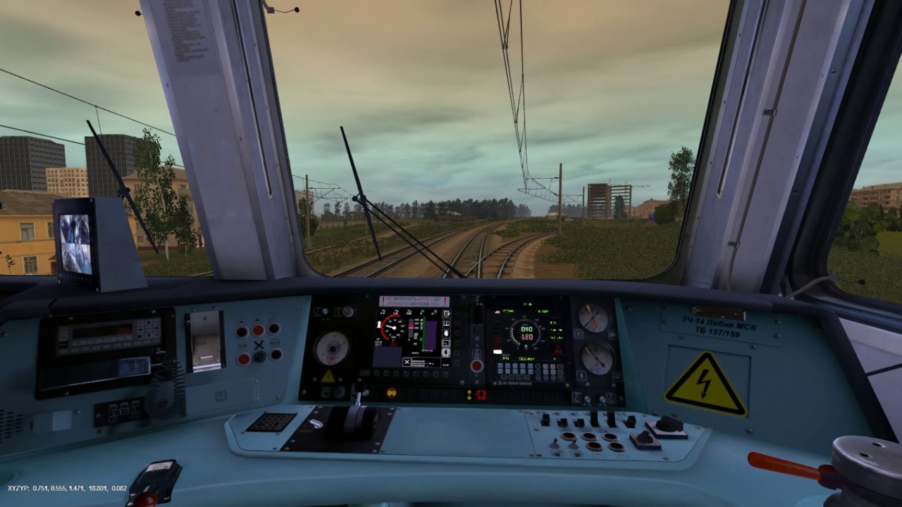 СПБ-Финл. - Зеленогорск на ЭД4М-0481 в Trainz 2012 3.7
