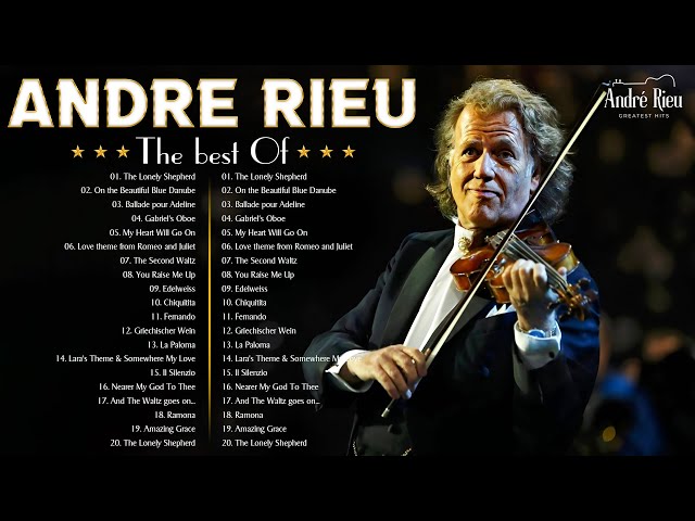 André Rieu Greatest Hits 2024🎵️The Best of André Rieu Violin Playlist 2024🎵️André Rieu Violin Music class=